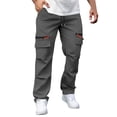 thumbnail image 1 of TMOYZQ Mens Cargo Pants Quick Drying Hiking Travel Water Resistant Rip Stop Tactical Pants Outdoor Work Trousers, 1 of 5