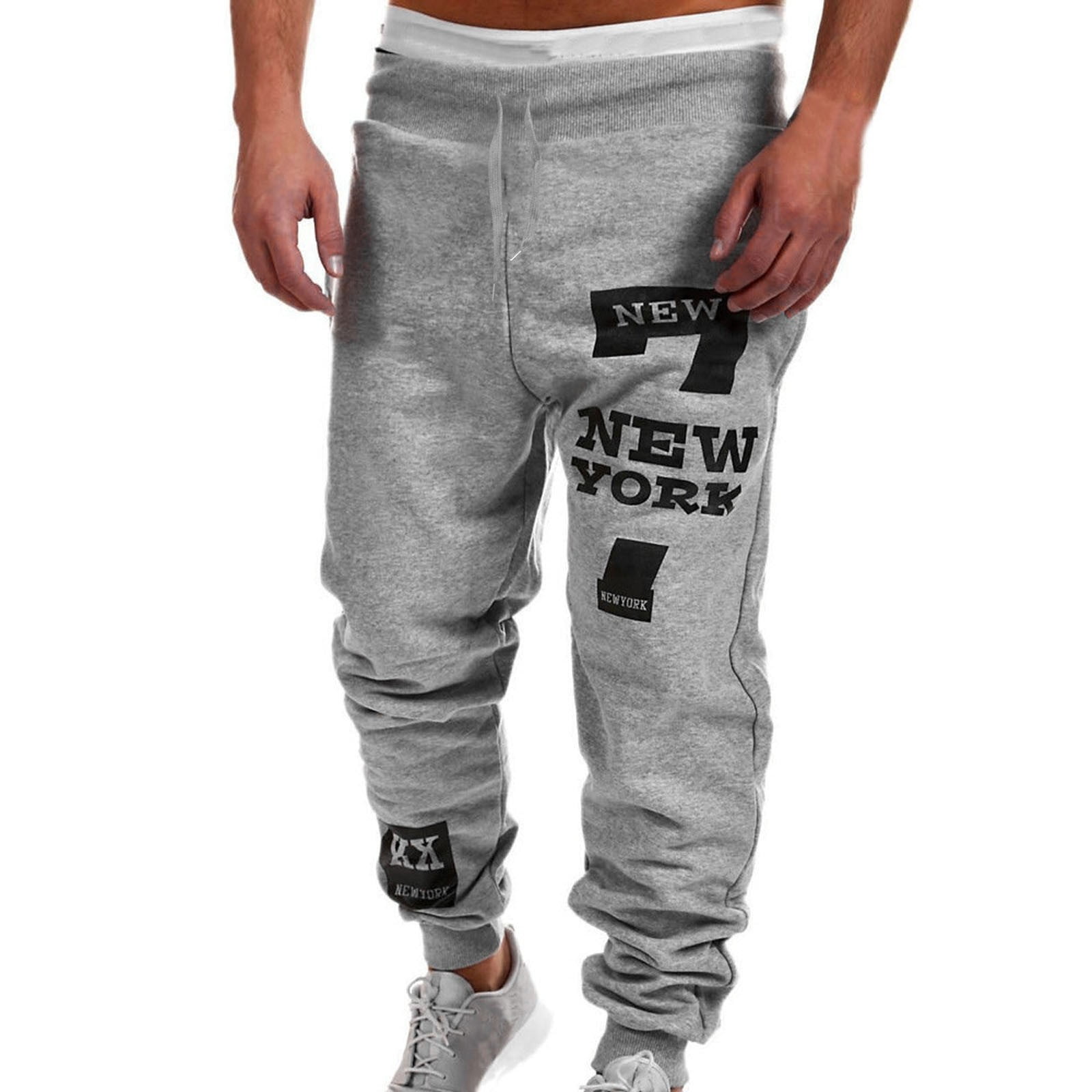 TMOYZQ Mens Casual Athletic Sweatpants & Loose Fit Workout Pants