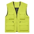 thumbnail image 1 of Purcolt Mens Mesh Lined Casual Fishing Vests with Multi Pockets Outdoor Lightweight Breathable Work Travel Photo Cargo Vest Jacket Travel Hunting Camping Outerwear, 1 of 4
