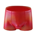 thumbnail image 1 of TMOYZQ Mens Shiny Underwear 3D Bulge Pouch Sparkly Boxer Briefs Comfort Breathable Panties Soft Stretch Mid Rise Trunks Lingerie Clubwear, 1 of 2