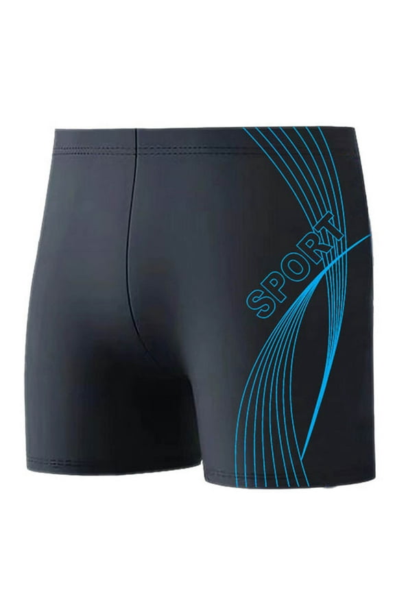 Mens Square Leg Compression Swim Briefs Swimsuit Breathable Stretch Quick Dry Swimming Shorts Athletic Training Boxer Briefs Swim Trunks Swimwear Beach Board Shorts