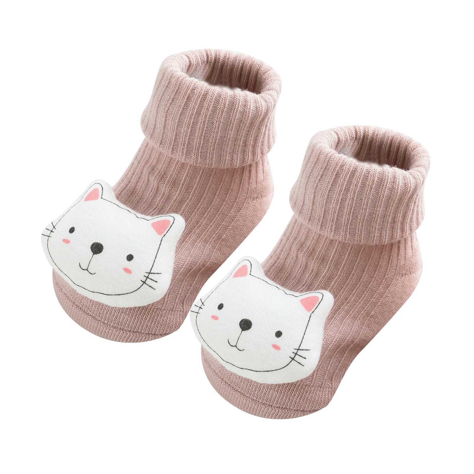 TMOYZQ Newborn Baby Girls Boys No Slip Socks Cute Grip Socks Toddler