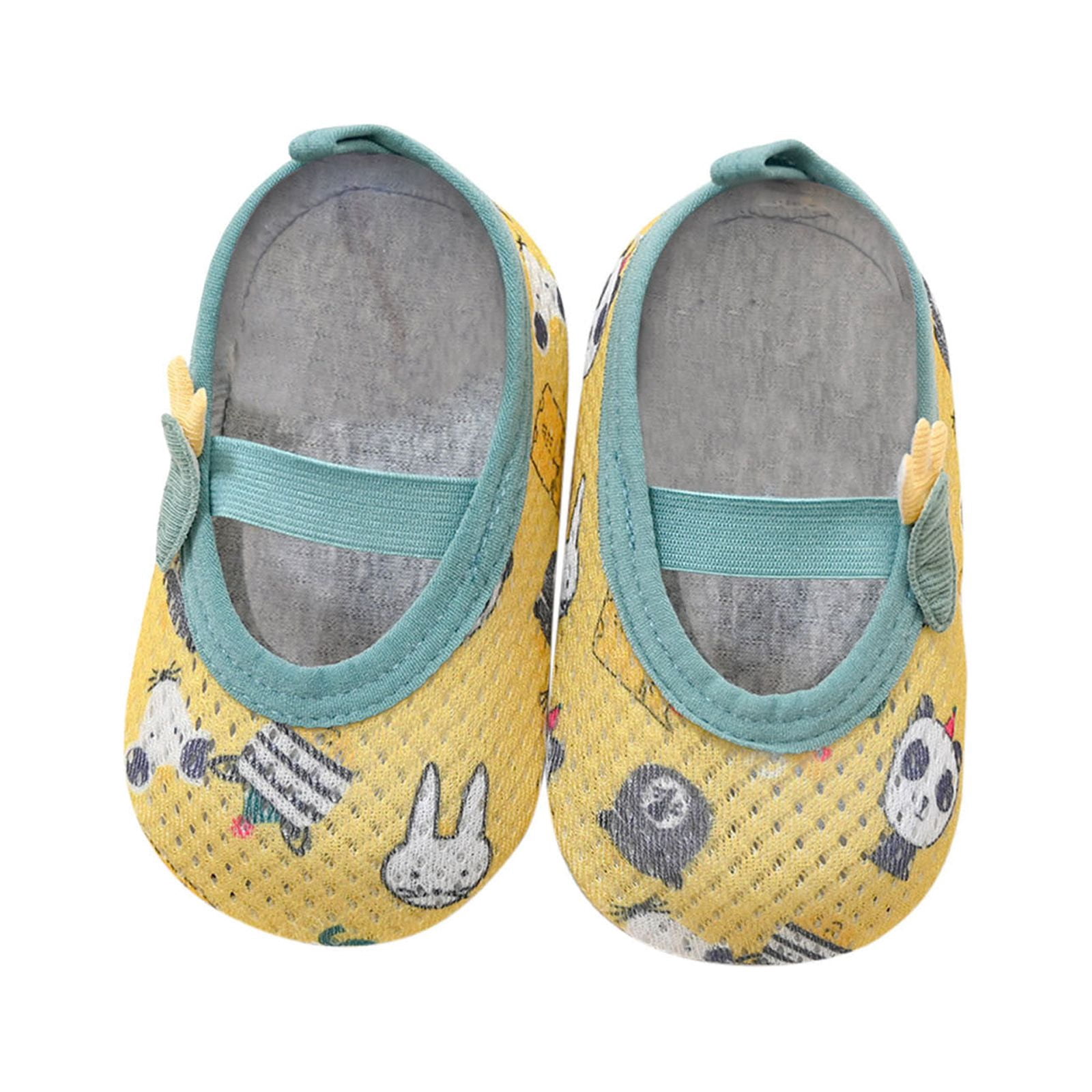 TMOYZQ Newborn Baby Socks with Grip, Slipper Socks with Non Skid Rubber