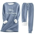 thumbnail image 1 of TMOYZQ Oversized Fleece Sweatshirts for Women 2 Piece Sherpa Lined Warm Tracksuits Outfits Crewneck Long Sleeve Sweatshirt and Sweatpants with Pockets, 1 of 4