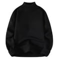 thumbnail image 1 of TMOYZQ Oversized Sweaters for Men Loose Fit Turtleneck Knitted Sweater Fall Winter Solid Color Long Sleeve Warm Pullover Sweaters, 1 of 3