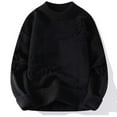 thumbnail image 1 of TMOYZQ Oversized Sweatshirt for Men Trendy Loose Fit Crew Neck Mid-Weight Casual Pullover Tops Fall Spring Warm Long Sleeve Sweater Shirts, 1 of 3