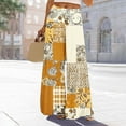 thumbnail image 1 of TMOYZQ Palazzo Pants for Women 2025, Elastic High Waisted Boho Casual Loose Wide Leg Pants Plus Size Print Baggy Lounge Trouser Pants on Clearance, 1 of 6