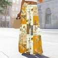 thumbnail image 1 of TMOYZQ Palazzo Pants for Women 2025, Elastic High Waisted Boho Casual Loose Wide Leg Pants Plus Size Print Baggy Lounge Trouser Pants on Clearance, 1 of 6