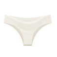 thumbnail image 1 of TMOYZQ Seamless Thongs for women No Show Stretch Underwear Soft Silky Invisible Panties XS-XL, 1 of 2