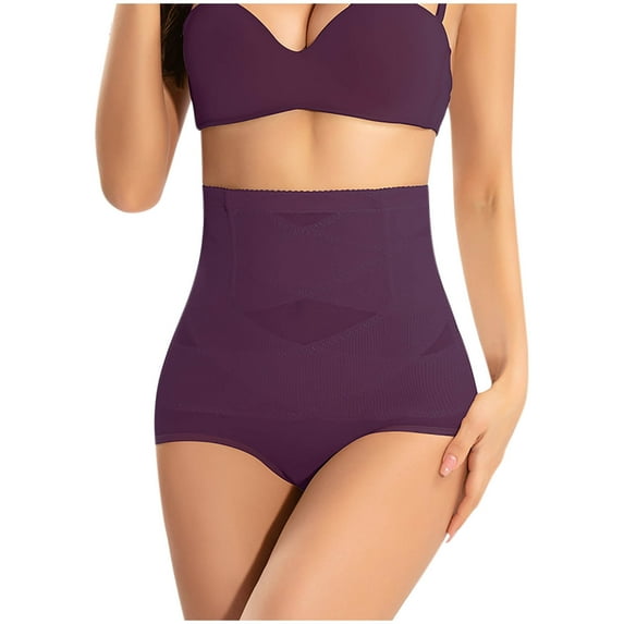 Clearance Clothes Under $5 TMOYZQ Shapewear for Women Tummy Control, High Waisted Body Shaper Shorts Butt Lifting Panties Thigh Slimmer Shapewear Girdle Seamless Shapewear