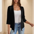 thumbnail image 1 of TMOYZQ Summer Cardigans for Women Lightweight 3/4 Sleeve Outerwear High Low Cardigan Sweaters Casual Beach Vacation Cover up, 1 of 7