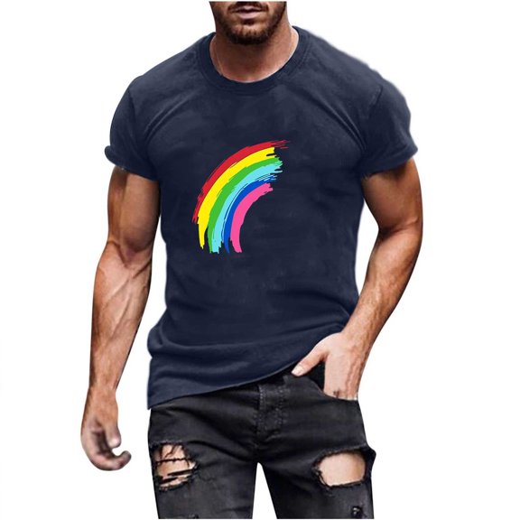 Cxenplz T Shirt Men's Cotton Blouse Classic Graphic Print Light T-Shirt