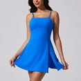 thumbnail image 1 of TMOYZQ Tennis Dress for Women Workout Golf Dress Built-in with Shorts Sleeveless Athletic Dresses with Pocket, 1 of 5