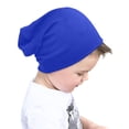 thumbnail image 1 of TMOYZQ Toddler Baby Boys Girls Cotton Slouchy Hip-Hop Hats Unisex Kids Soft Stretch Lightweight Skull Caps Sleeping Cap Dwarf Hat for 5 Months-6 Years, 1 of 3