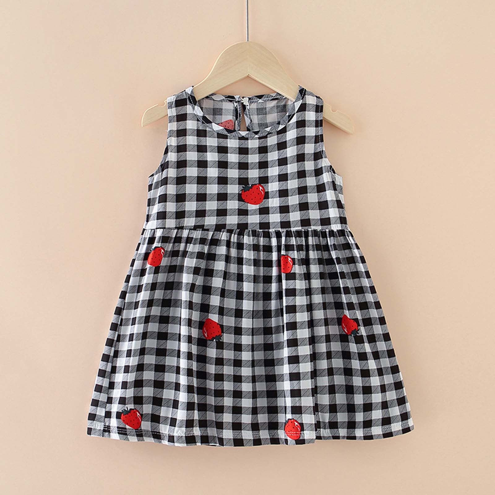 Sleeveless Summer Dress For Baby Girl In Cotton Stuff