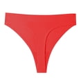 thumbnail image 1 of TMOYZQ Underwear for Women Seamless Thongs No Show Panties for Women Bikini Soft High Waist T-Back Stretch G-string on Clearance, 1 of 2