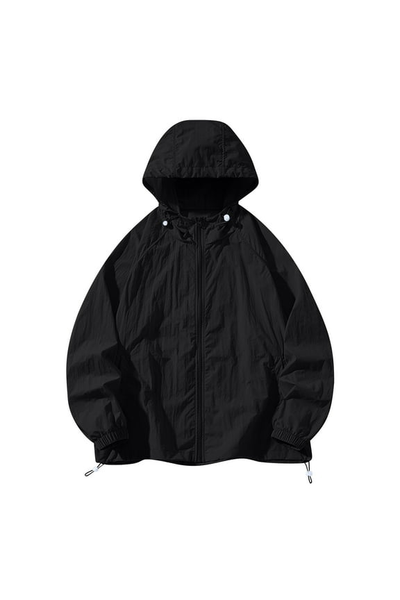 Unisex Hiking Jackets Windbreaker Camping Trekking Fishing Rain Jackets Sun Protection Coats Lightweight Cardigans for Women Men