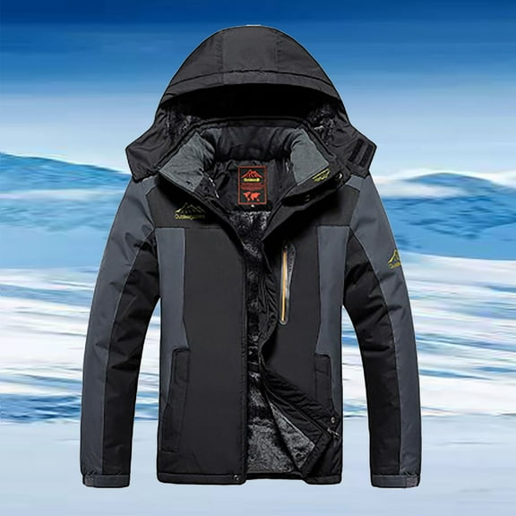 TMOYZQ Women's 3 in 1 Fleece Lined Mountain Ski Jacket Waterproof Windproof Rain Coat Windbreaker Winter Warm Thicken Hooded Snow Coat Snowboarding Jackets for Outdoor Hiking