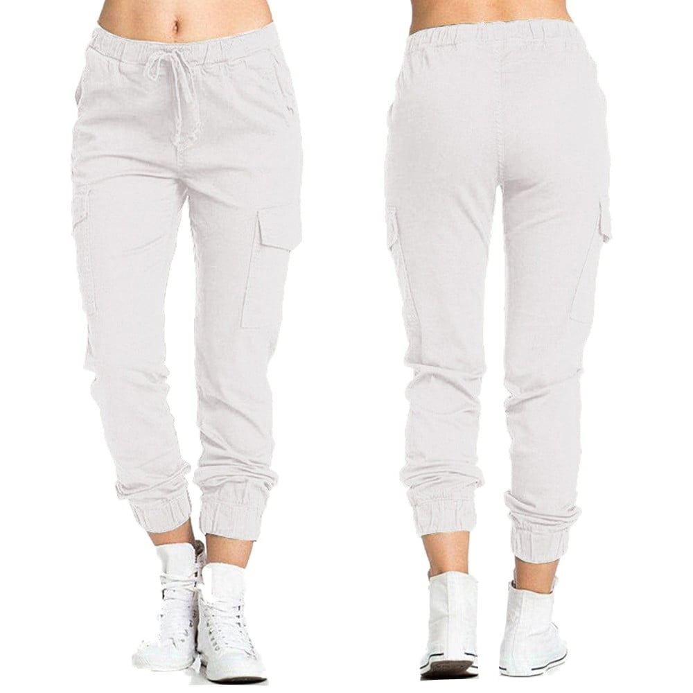 TMOYZQ Women's Cargo Pants Lightweight Quick Dry Slim Fit Joggers Pants ...