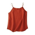 thumbnail image 1 of TMOYZQ Women's Cotton Linen Cami Tank Top Summer Sleeveless Spaghetti Straps Basic Camisole Tops Lightweight Loose Comfy Undershirts, 1 of 3
