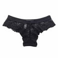 thumbnail image 1 of TMOYZQ Women's Flattering Lace Panties Seamless Embroidery Briefs Casual Soft Hollow Out Breathable Underpants, 1 of 3