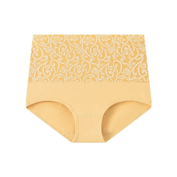 TMOYZQ Women's High Waisted Seamless Underwear Full Coverage Briefs Ladies No Show Panties Lingerie Regular & Plus Size