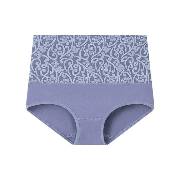 TMOYZQ Women's High Waisted Seamless Underwear Full Coverage Briefs Ladies No Show Panties Lingerie Regular & Plus Size