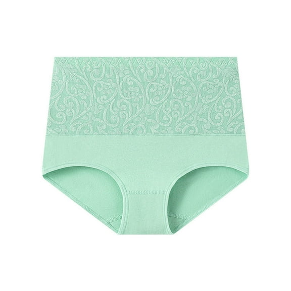 TMOYZQ Women's High Waisted Seamless Underwear Full Coverage Briefs Ladies No Show Panties Lingerie Regular & Plus Size