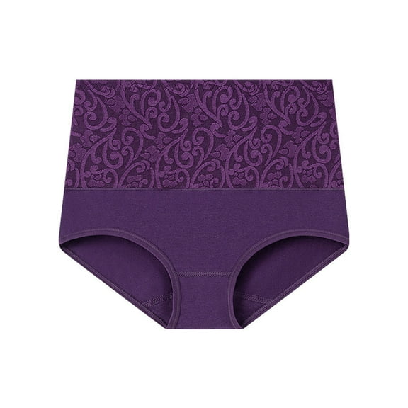 TMOYZQ Women's High Waisted Seamless Underwear Full Coverage Briefs Ladies No Show Panties Lingerie Regular & Plus Size