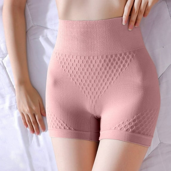 TMOYZQ Women's High Waisted Shapewear Tummy Control Body Shaper Thigh Slimming Butt Lifter Underwear Breathable Boxer Shorts