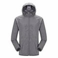 thumbnail image 1 of TMOYZQ Women's Hooded Packable Raincoats Outdoor Lightweight Waterproof Windproof Quick Dry Rain Jackets Softshell Windbreaker for Hiking Travel S-3XL, 1 of 2