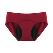TMOYZQ Women's Incontinence Underwear High Absorbency Menstrual Period Cotton Underwear Heavy Flow Leak Proof Panties Postpartum Menstrual Protective Briefs Physiological Underpants