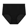 thumbnail image 1 of TMOYZQ Women's Plus Size Cotton Underwear Soft Mid Waisted Brief Ladies Seamless Panties Moisture Wicking Stretchy Full Coverage Underwear, 1 of 3