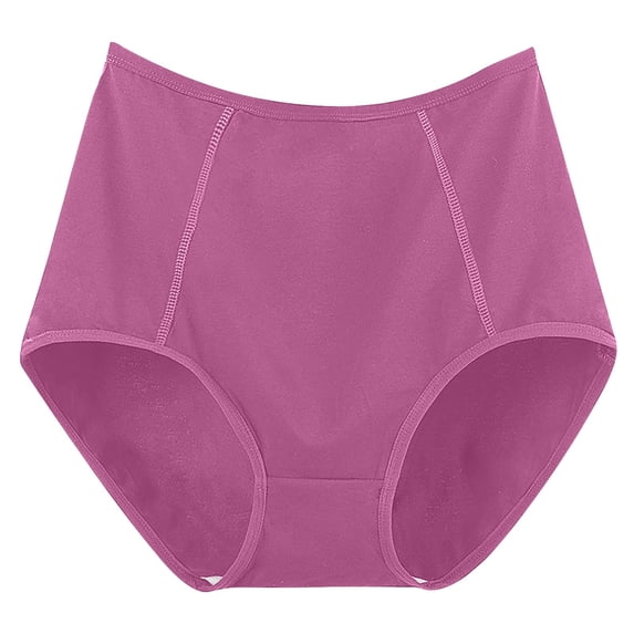 TMOYZQ Women's Plus Size Underwear High Waisted Full Coverage Briefs Soft Ladies Panties
