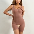 thumbnail image 1 of TMOYZQ Women's Sleeveless Seamless Shapewear Bodysuits One-Piece Open Crotch Body Shaper Tummy Control High Waisted Full Body Shaper, 1 of 5