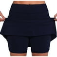 thumbnail image 1 of TMOYZQ Women's Tennis Skirts Casual Tummy Control High Waisted A Line Workout Athletic Golf Skort Skirts Inner Shorts with Pockets for Sports Running, 1 of 5