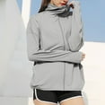thumbnail image 1 of TMOYZQ Women's UPF 50+ Sun Protection Shirts Long Sleeve Lightweight Ice Running Hiking Athletic Track Jacket Slim Fit Workout Tops, 1 of 6