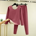 thumbnail image 1 of TMOYZQ Women's Winter Thermal Underwear Sets Fleece Lined Ultra Soft Long Johns Thick Tops Warm Base Layer Loungewear on Sale Clearance 2025, 1 of 3