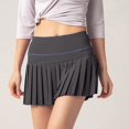 thumbnail image 1 of TMOYZQ Womens Pleated Tennis Skirt with Shorts High Waisted Golf Skort Mini Skirt Workout Skirt Athletic Skorts, 1 of 5