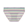 thumbnail image 1 of TMOYZQ Womens Plus Size Seamless Underwear Soft Stripe Print Full Coverage Stretch Invisible Briefs Breathable High Waist Tummy Control Panties, Size M-4XL, Mulit Color, 1 of 2
