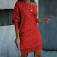 thumbnail image 1 of TMOYZQ Womens Sequin Dress Elegant Rhinestone Bodycon Mini Dress Asymmetrical Neck Off Shoulder Batwing Sleeves Dresses Birthday Party Club Night Outfits, 1 of 7