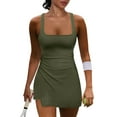 thumbnail image 1 of TMOYZQ Womens Tennis Dress with Built in Shorts Golf Dress Athletic Outfits Active Dresses Workout Dress Yoga, 1 of 9