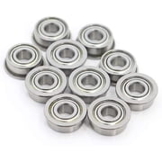 TMP1105 Flange Ball Bearings MF104ZZ Flange Bearing 4x10x4mm ABEC-1 Miniature Flanged Deep Groove Ball Bearings MF104 Z ZZ ,Easy Operate