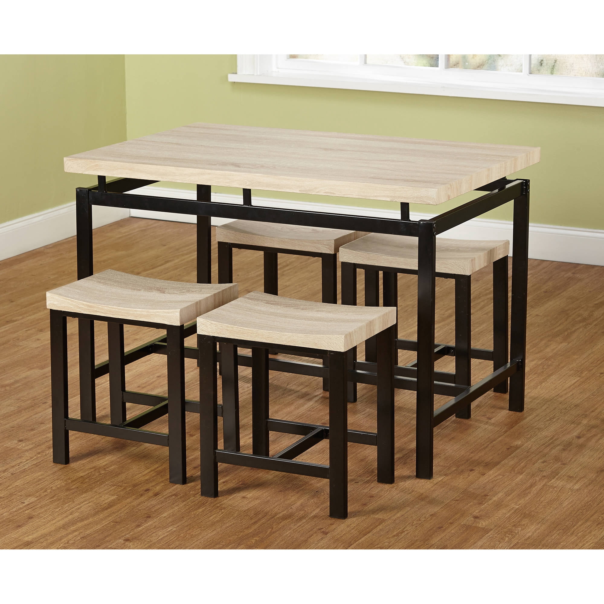5-Piece Delano Dining Set, Natural
