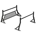 thumbnail image 1 of TMS 800Ibs Capacity Extendable Universal Steel Pickup Truck Rack with Removable Window Protector Headache Rack Protective Screen Ladder Lumber Utility Two Bar Set, 1 of 6