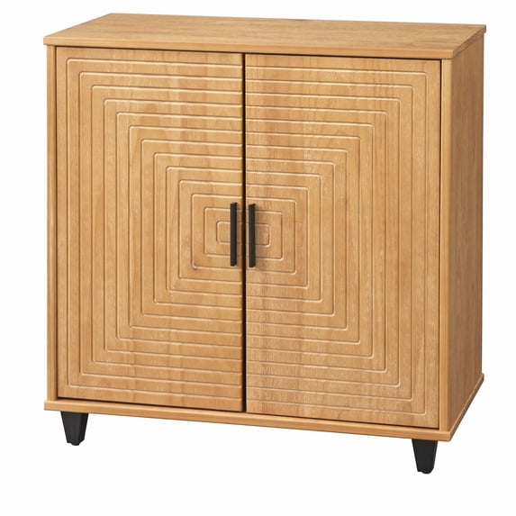TMS Adelle 2-Door Cabinet, Natural Pine