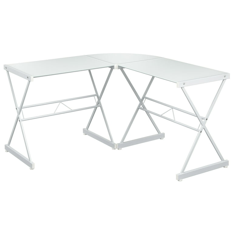 Tms corner desk white discount