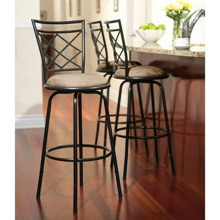 TMS Avery Adjustable-Height Bar Stool, Multiple Colors, Set of 3 price history and forecast - TMS 96200BLK3