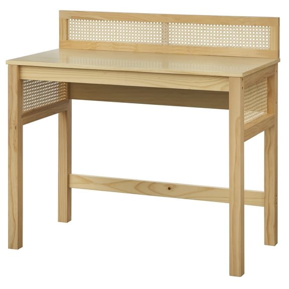 TMS Bennett Modern Writing Desk, Light Oak