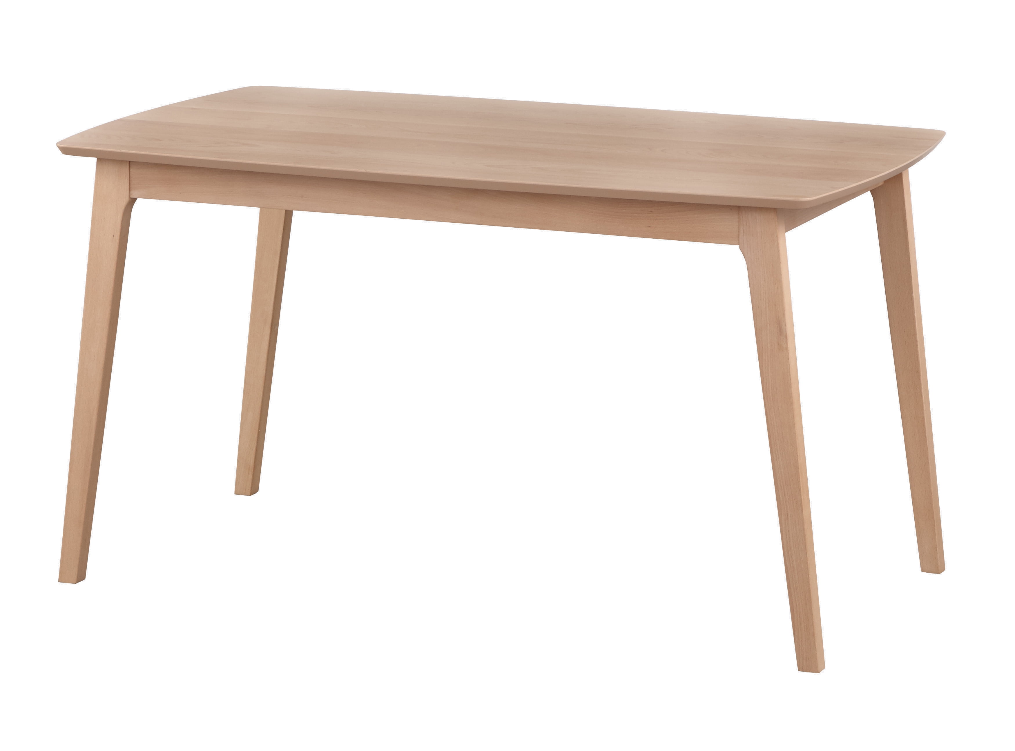 Cadiz Light Brown Mid-Century Modern Wood Dining Table